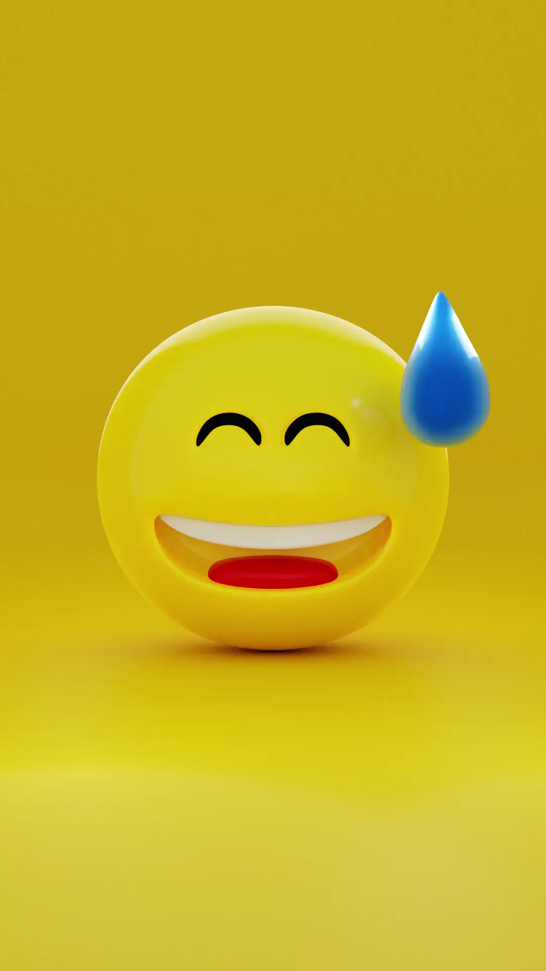 Напряженная улыбка #emoji #эмодзи #смайлик on phone