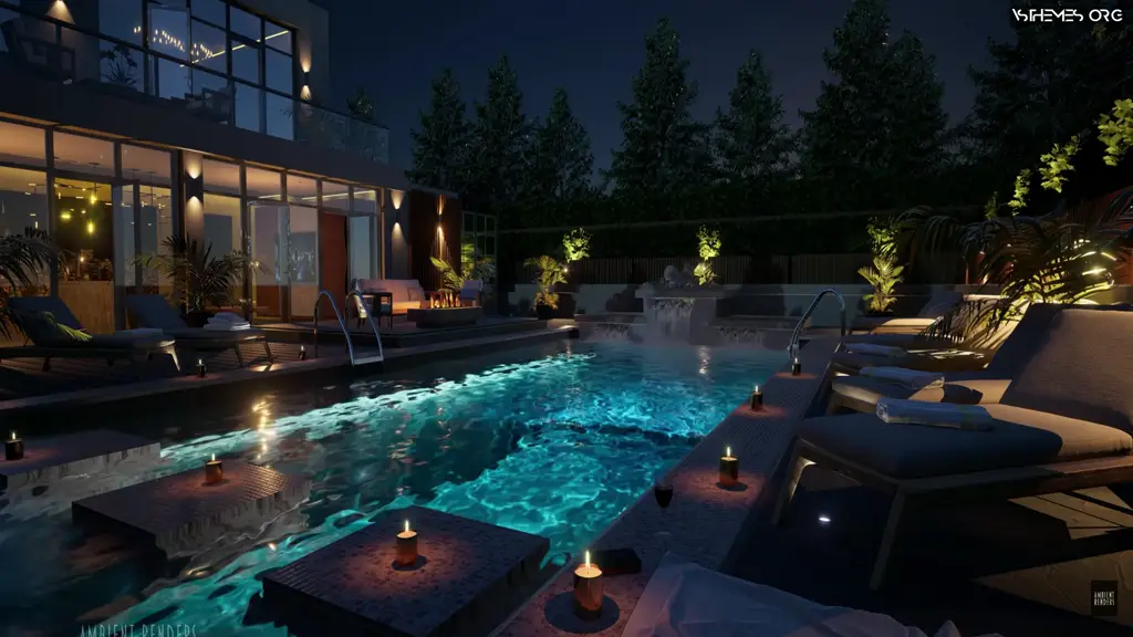 роскошный особняк бассейн вечеринка красивые люди