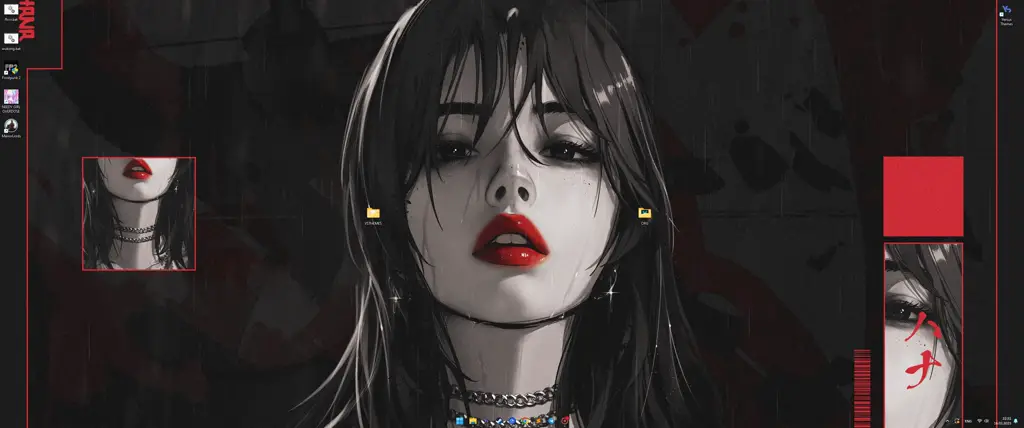 Live wallpaper Hana (GLSSWRKS) download on VSThemes.org 