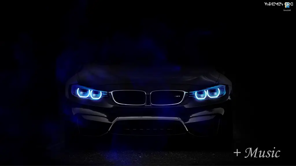 Live wallpaper BMW headlights download on VSThemes.org
