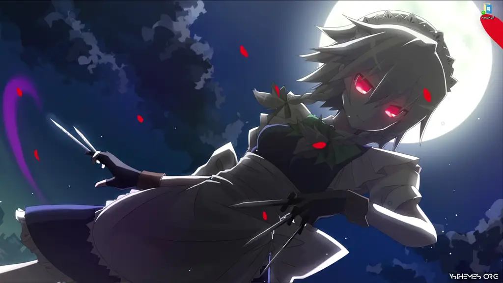 Live wallpaper Sakuya Izayoi -Touhou Project download on