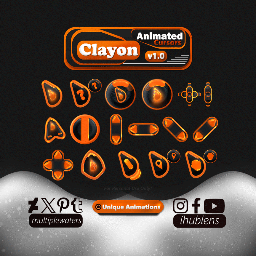 Clayon Animated Cursors