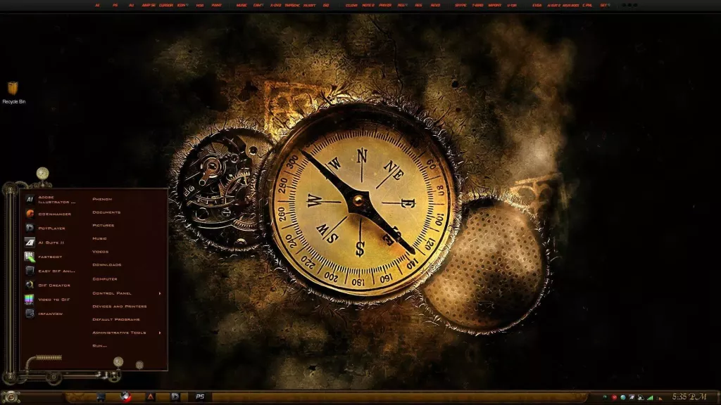 Тема Хрононавт: Стимпанк - Повелители времени для Windows 10