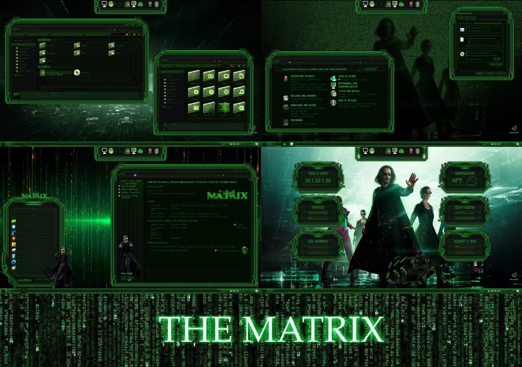 Theme Matrix for Windows 10 download on VSThemes.org
