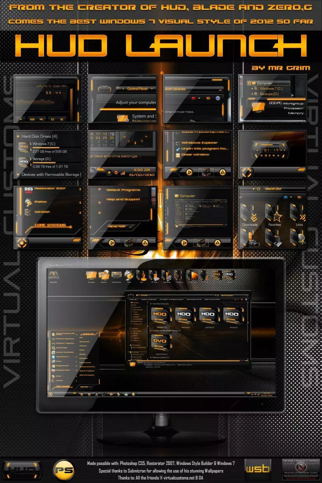 Theme Hud Launcher For Windows 10 Download On Vsthemes Org