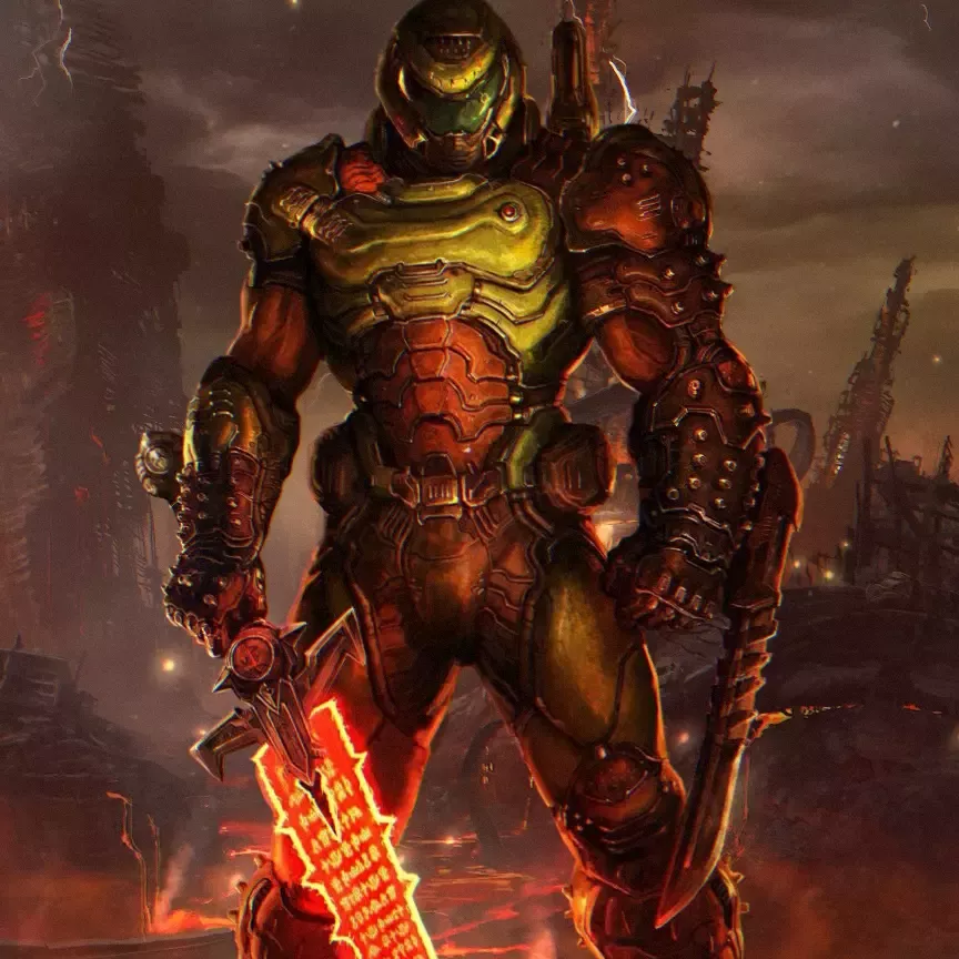 Live wallpaper doom 2016 download on VSThemes.org