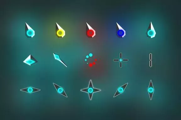 Cursors BnW, 4 colors on Windows download on VSThemes.org