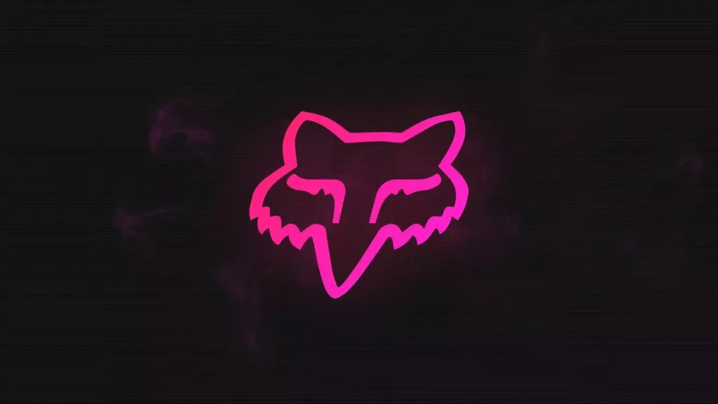 Live wallpaper Purple Fox Racing logo on a black background download on ...