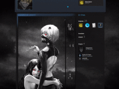 Арт Кен Канеки из аниме Токийский Гуль для профиля Steam скачать на ...