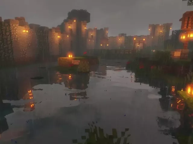 Live wallpaper Minecraft Lo-Fi Fireplace ⛏🧱 download on VSThemes.org