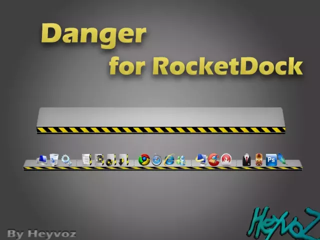 Скин Флюкс для RocketDock скачать на VSThemes.org