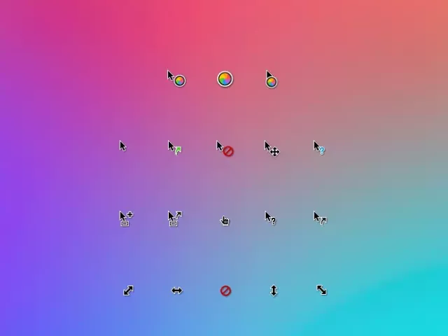 100+ Коллекция «Черные курсоры» для персонализации интерфейса Windows