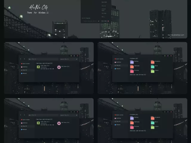 HaNo City theme preview