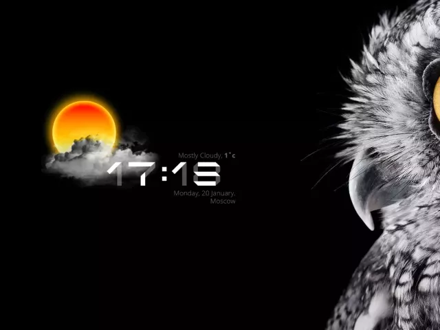100+ Collection «Clock for Rainmeter» to personalize the Windows interface