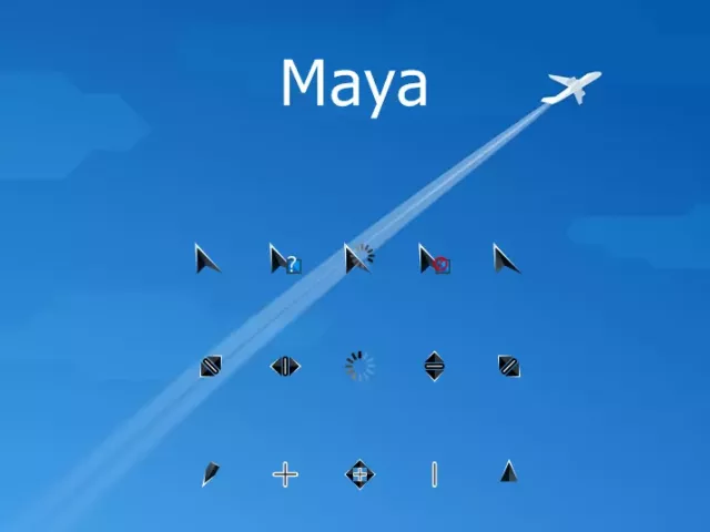 100+ Коллекция «Черные курсоры» для персонализации интерфейса Windows