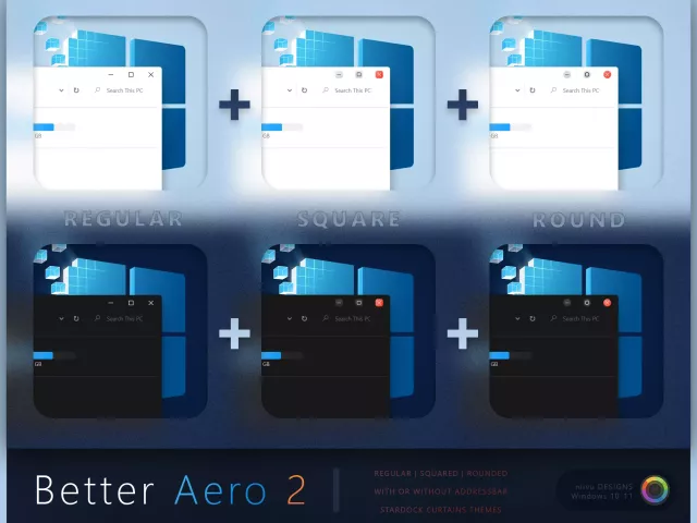 Better Aero 2 theme preview