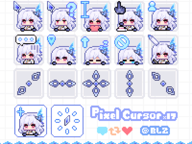 Anime cursors for Windows (200+)