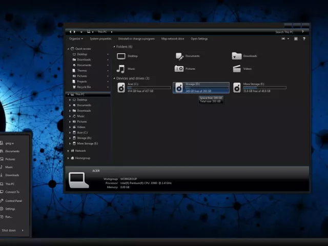 Theme The Evolution of HUD for Windows 10 download on VSThemes.org