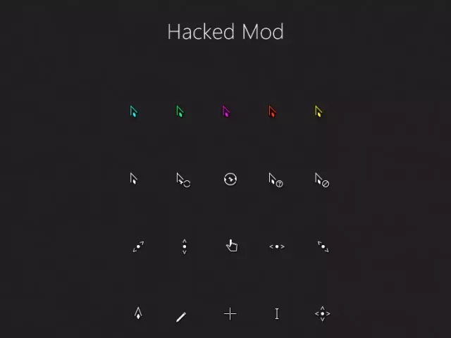 Red cursors - TOP 60 files to personalize the Windows interface