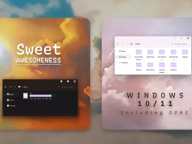 Тема Катпуччин для Windows 11 скачать на VSThemes.org